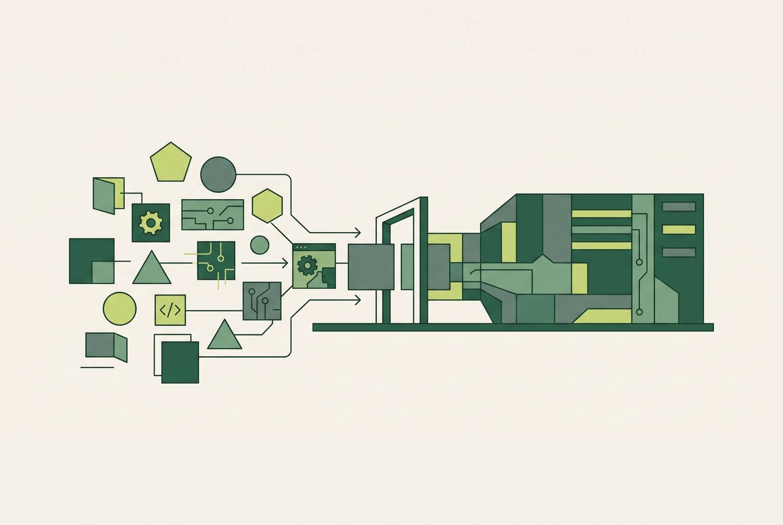 Cover illustration for “Offshore and Freelancer-Built Codebases at the Production Threshold”