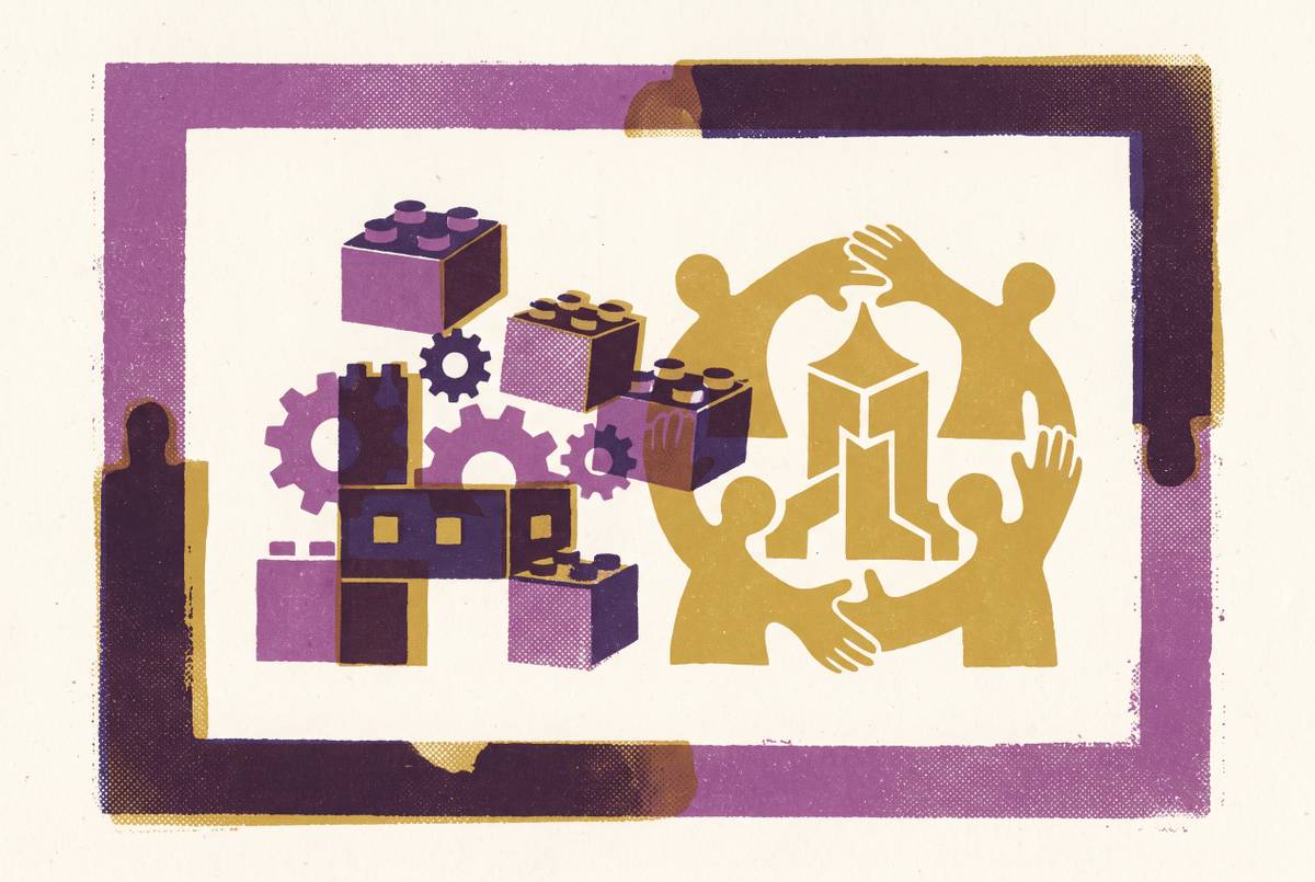Cover illustration for “Engineering Partner Models for Nonprofit Organizations”