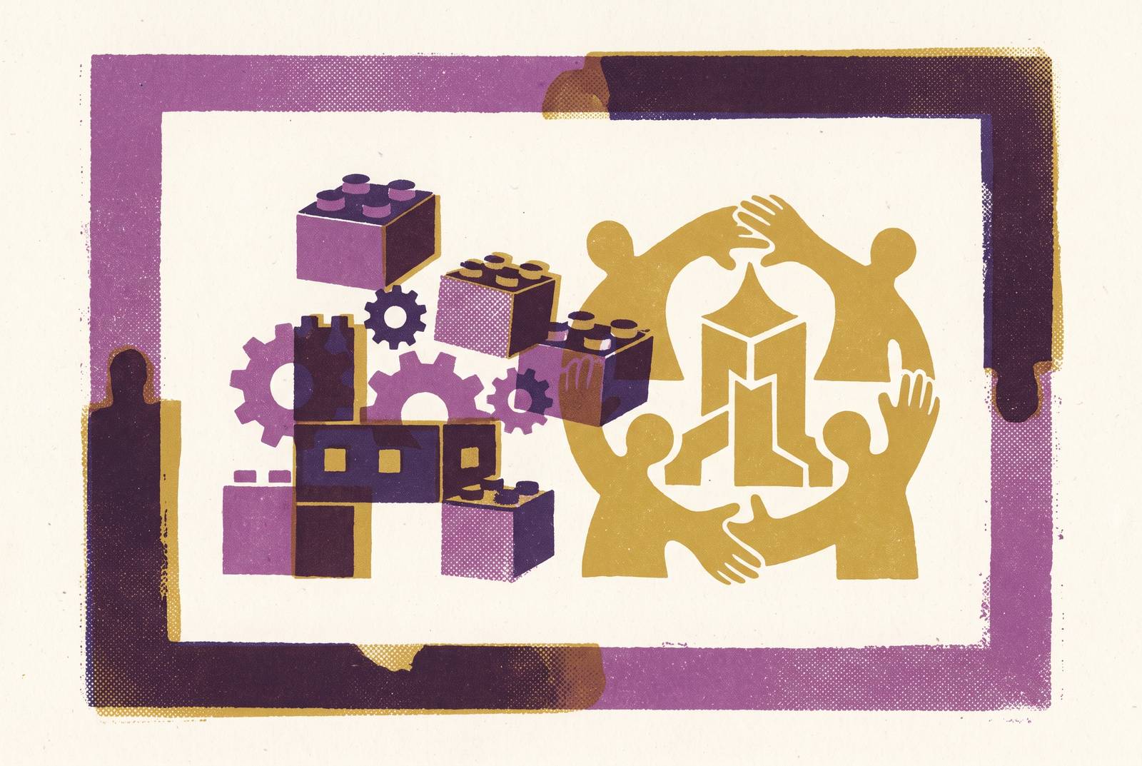 Cover illustration for “Engineering Partner Models for Nonprofit Organizations”