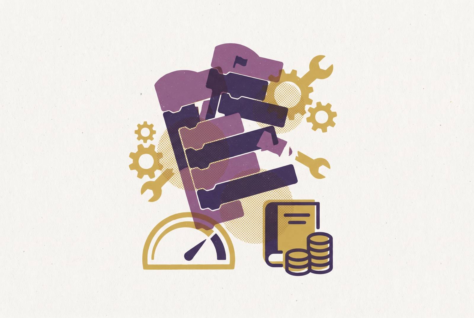 Cover illustration for “Technical Debt Remediation Cost Estimation for Founders”