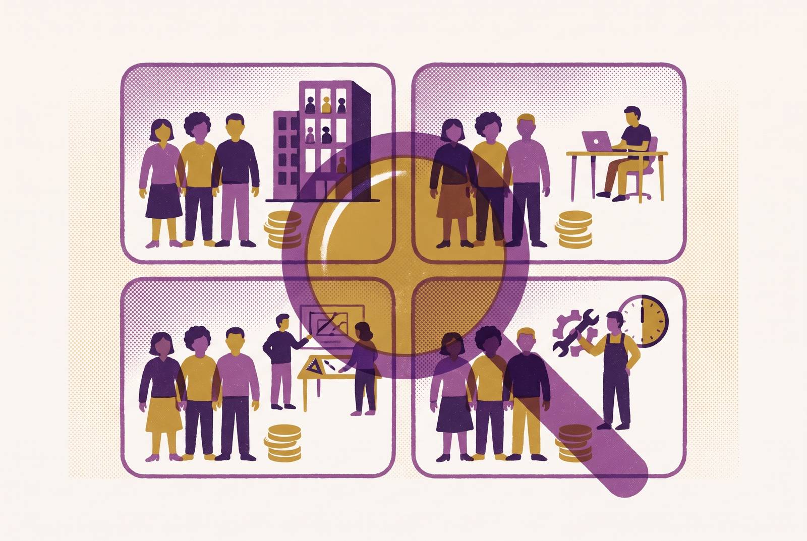 Cover illustration for “Constrained-Budget Nonprofit Teams Compared Across Four Engagement Models”