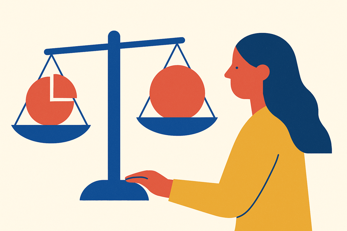 Cover illustration for “Fractional CMO vs Full-Time CMO for Startups”