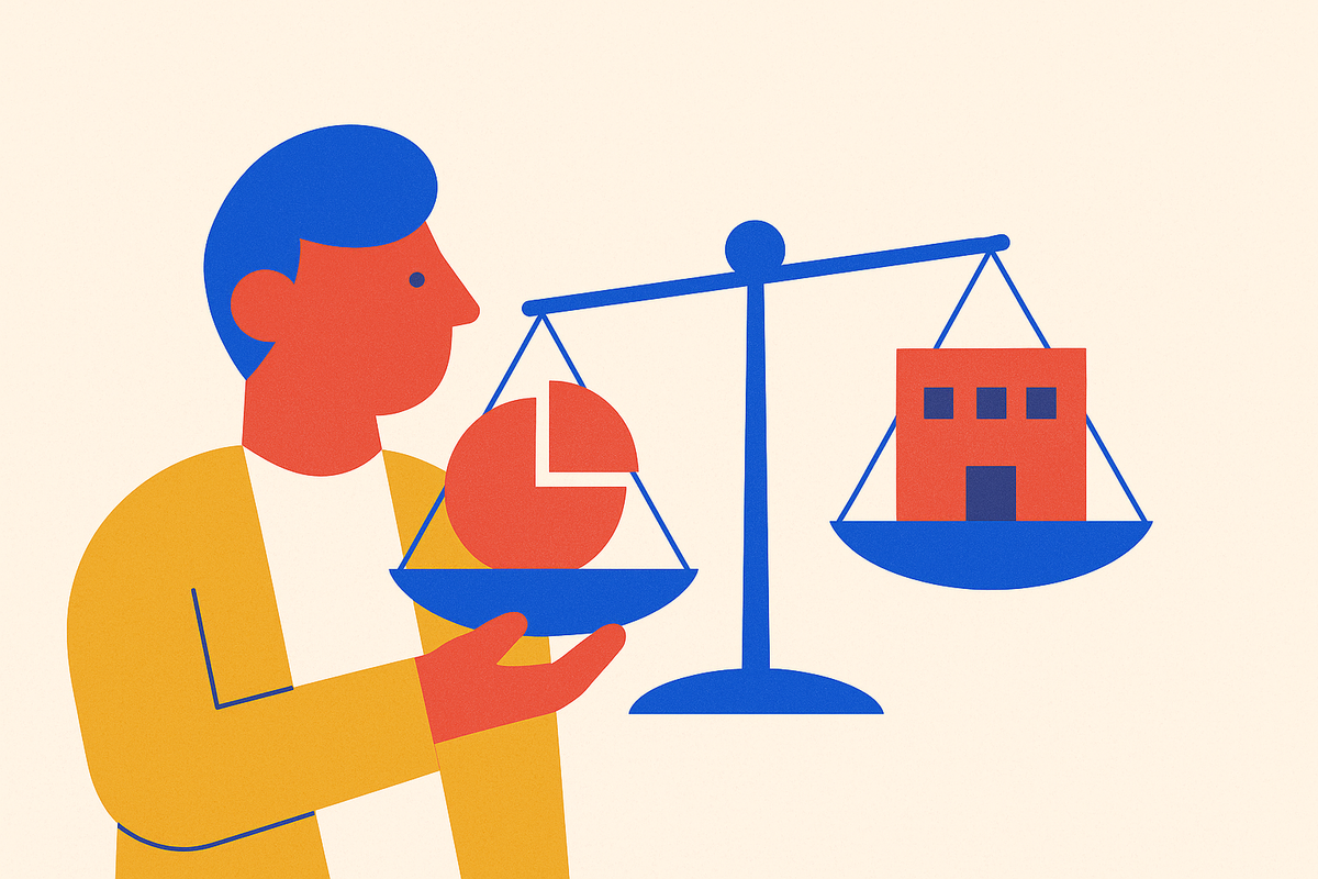Cover illustration for “Fractional CMO vs Marketing Agency”