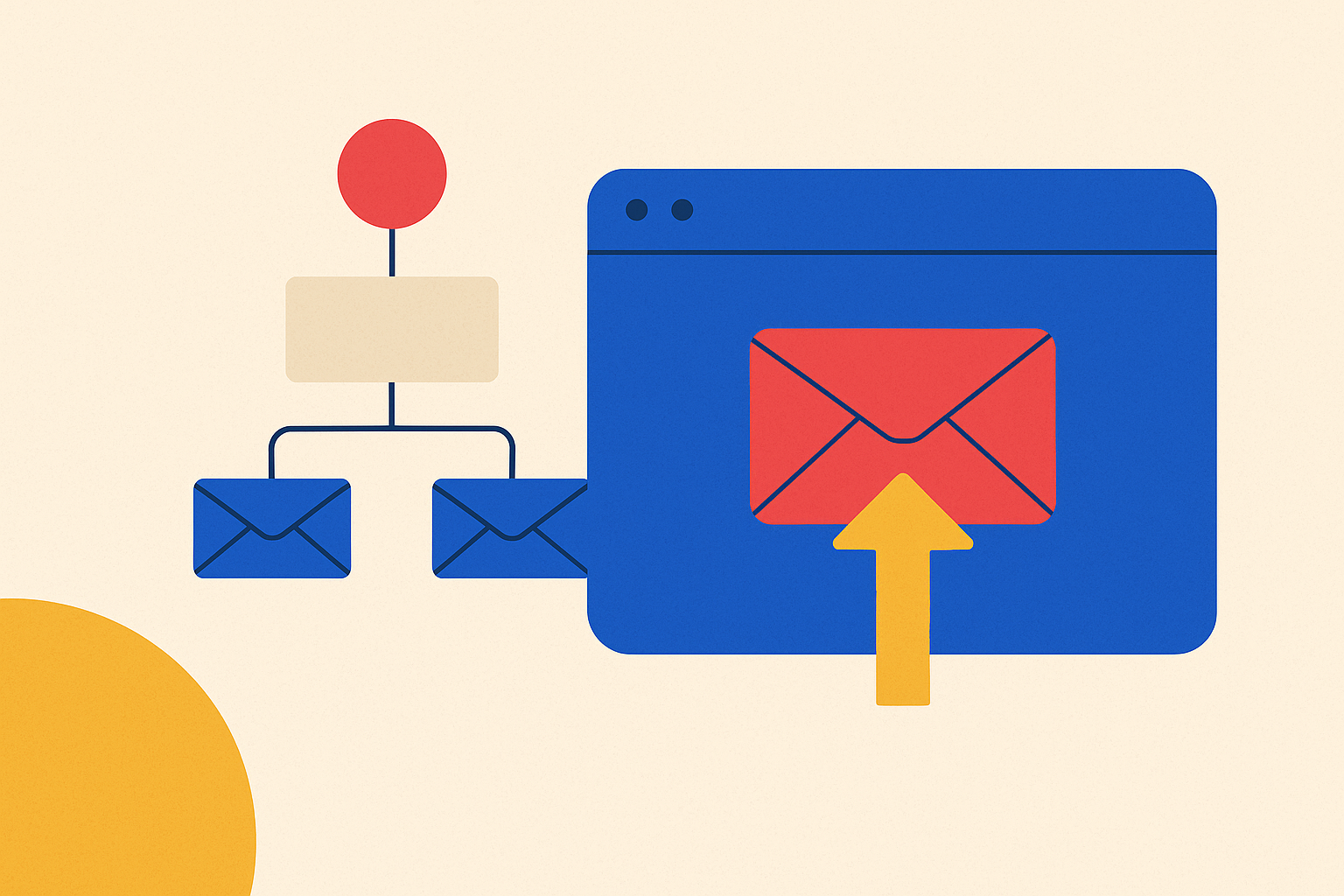 Cover illustration for “Outbound Email Sequencing Tools for SMB Sales Teams”