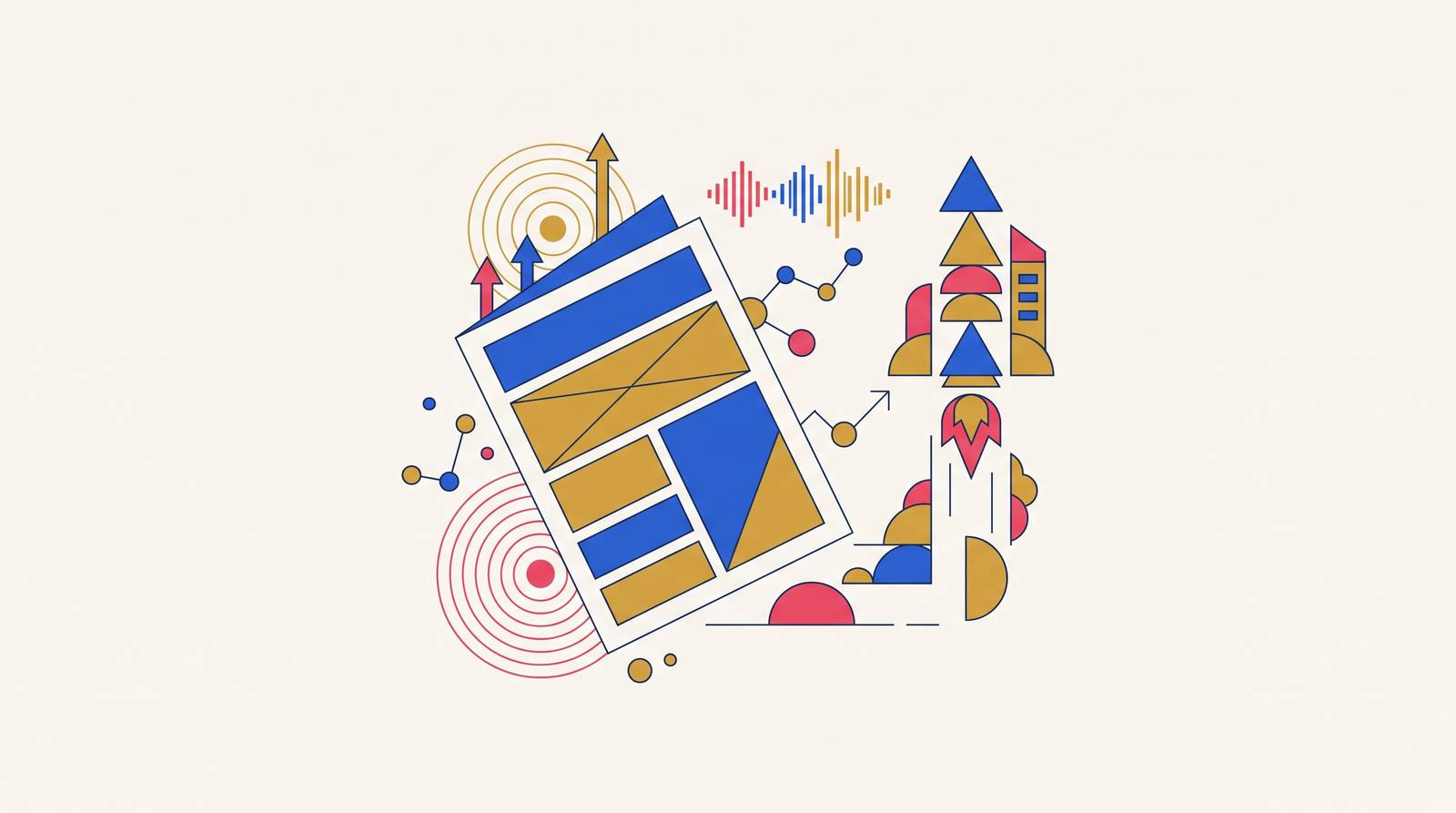 Cover illustration for “Content Marketing Agencies for Tech Startups”
