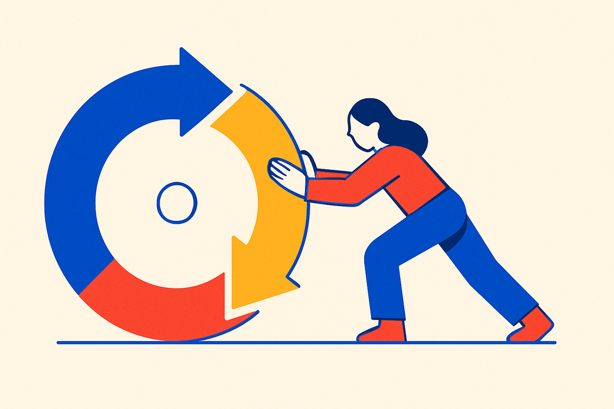 Cover illustration for “How to Build Marketing Momentum Before a Fundraise”