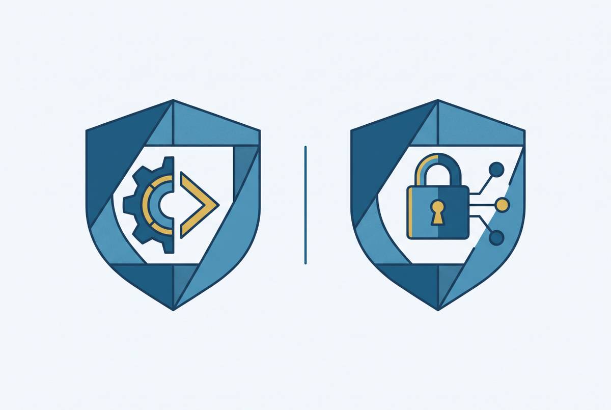 Cover illustration for “Technology E&O vs Cyber Liability Policy Differences”