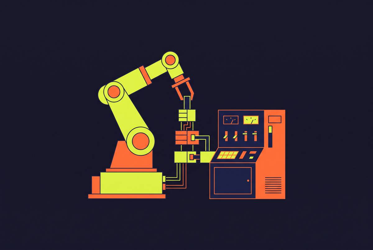 Cover illustration for “ROS 2 Integration With Legacy Factory Control Systems”