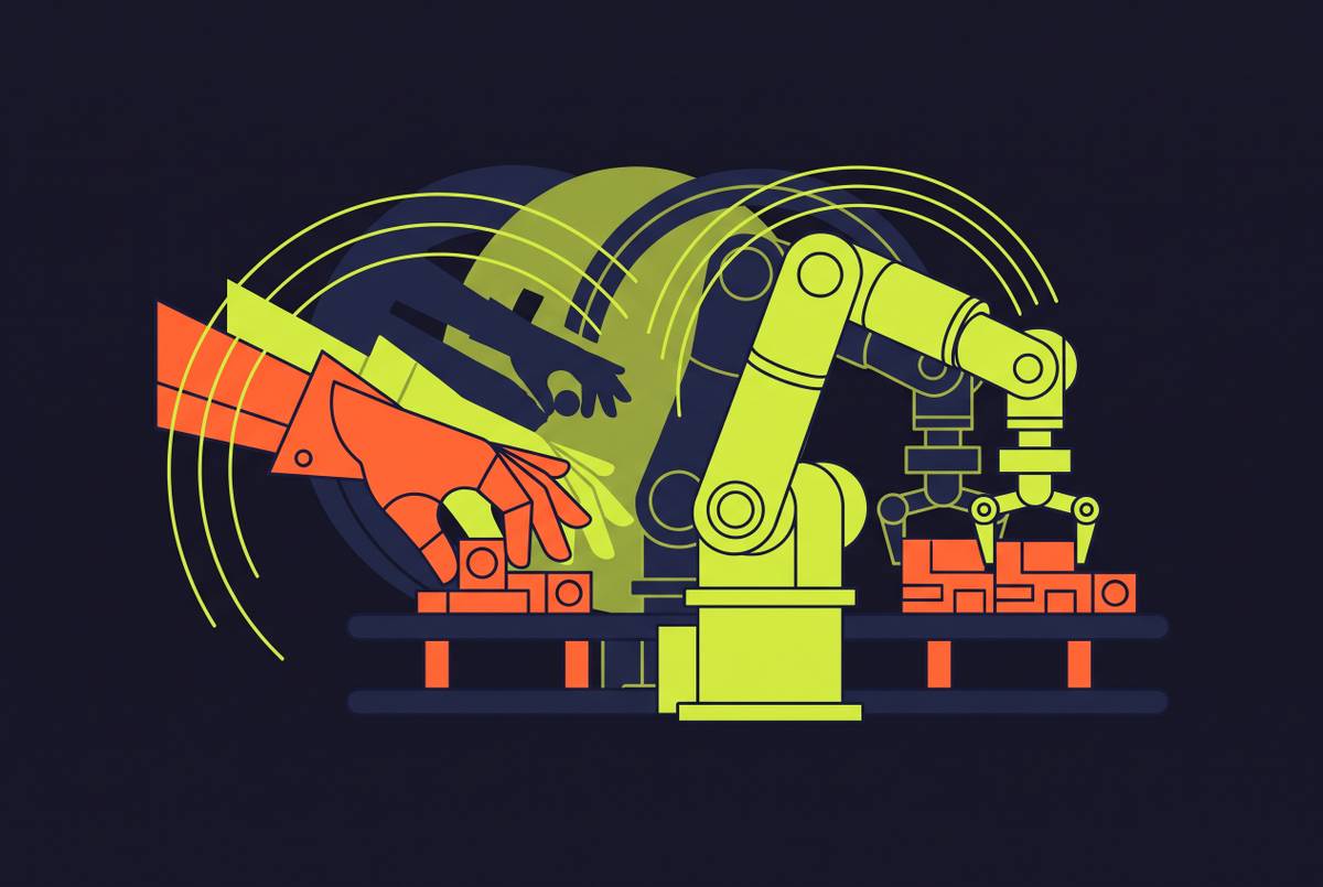 Cover illustration for “Imitation Learning From Operator Demonstrations on the Line”