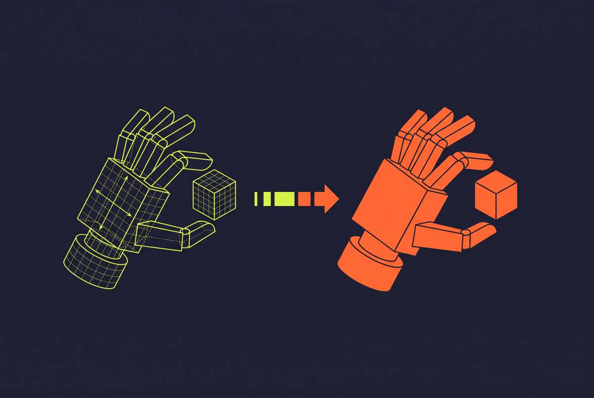 Cover illustration for “Simulation Fidelity Requirements for Manipulation Policy Transfer”