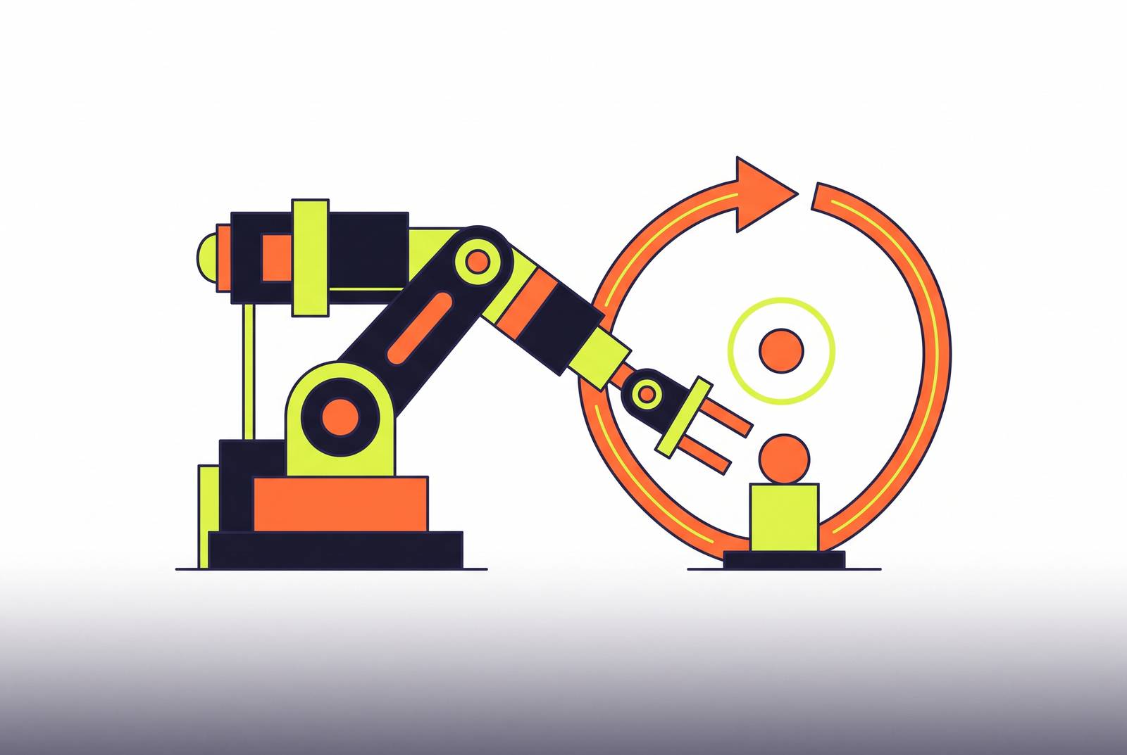 Cover illustration for “Reward Function Design for Industrial Manipulation Tasks”