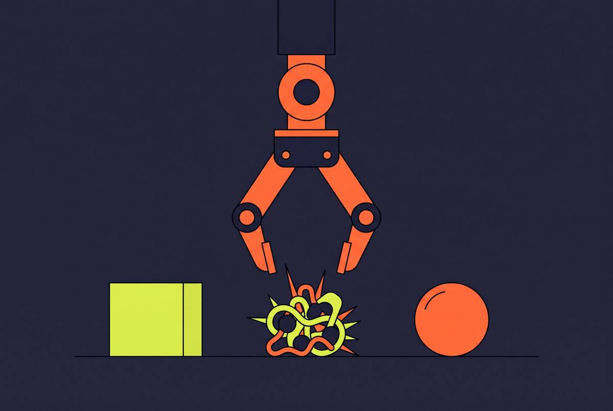 Cover illustration for “Zero-Shot Generalization Limits in Manipulation Robots”