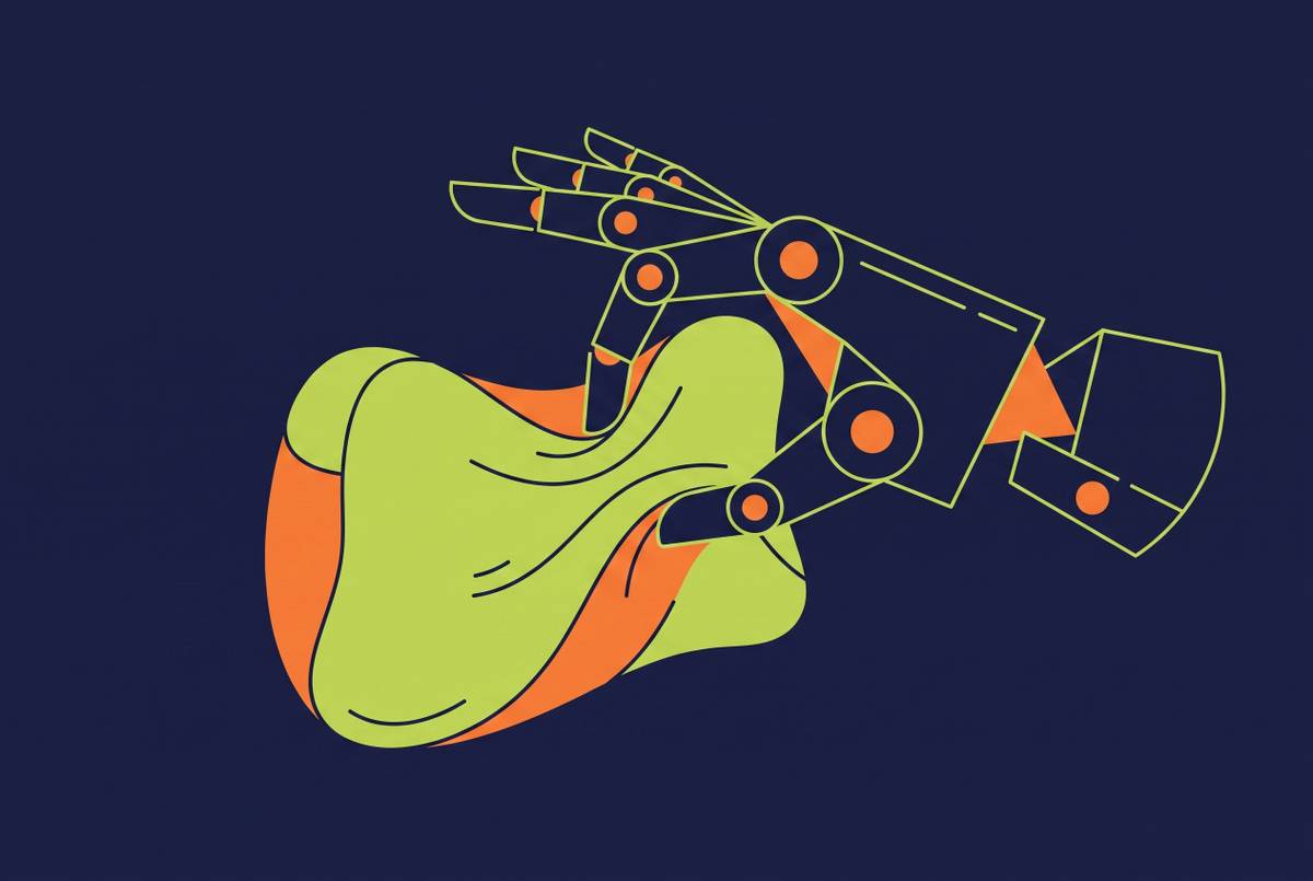 Cover illustration for “Dexterous Grasping of Deformable and Flexible Parts”