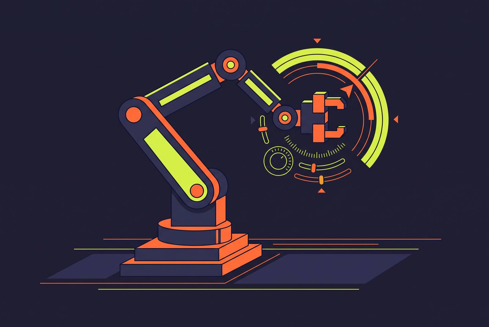 Cover illustration for “On-Robot Fine-Tuning After Factory Deployment”