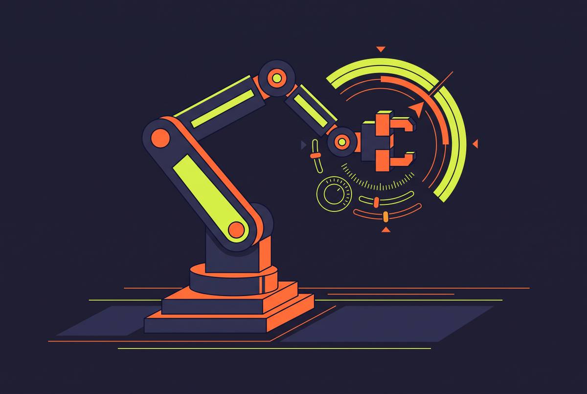 Cover illustration for “On-Robot Fine-Tuning After Factory Deployment”
