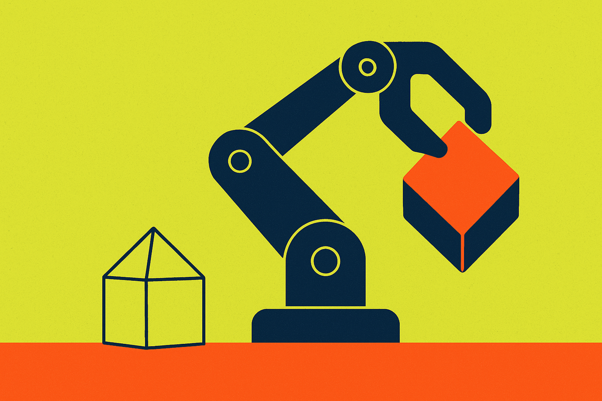 Cover illustration for “Foundation Models for Robot Manipulation in Production”