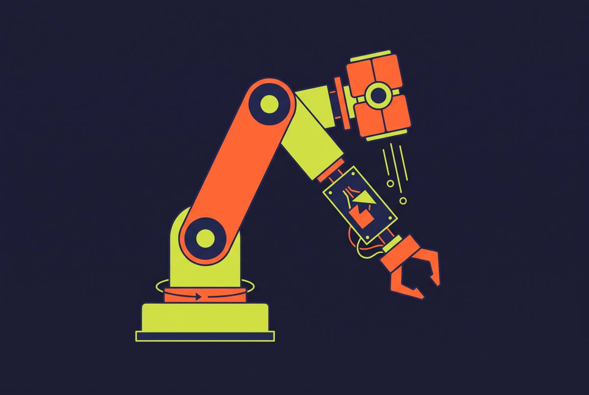 Cover illustration for “The reprogramming bill: what it actually costs to retask an industrial robot”