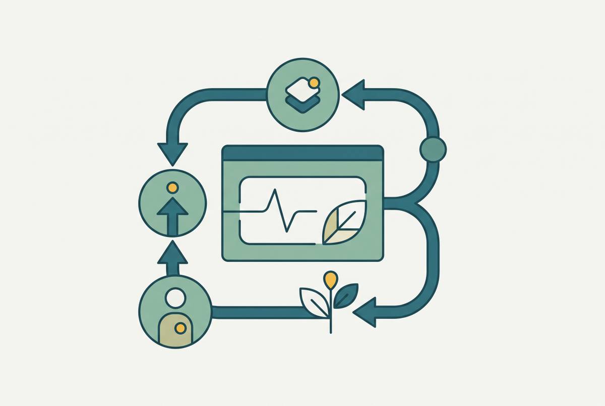 Cover illustration for “EHR Workflow Automation for Integrative Health Clinics”