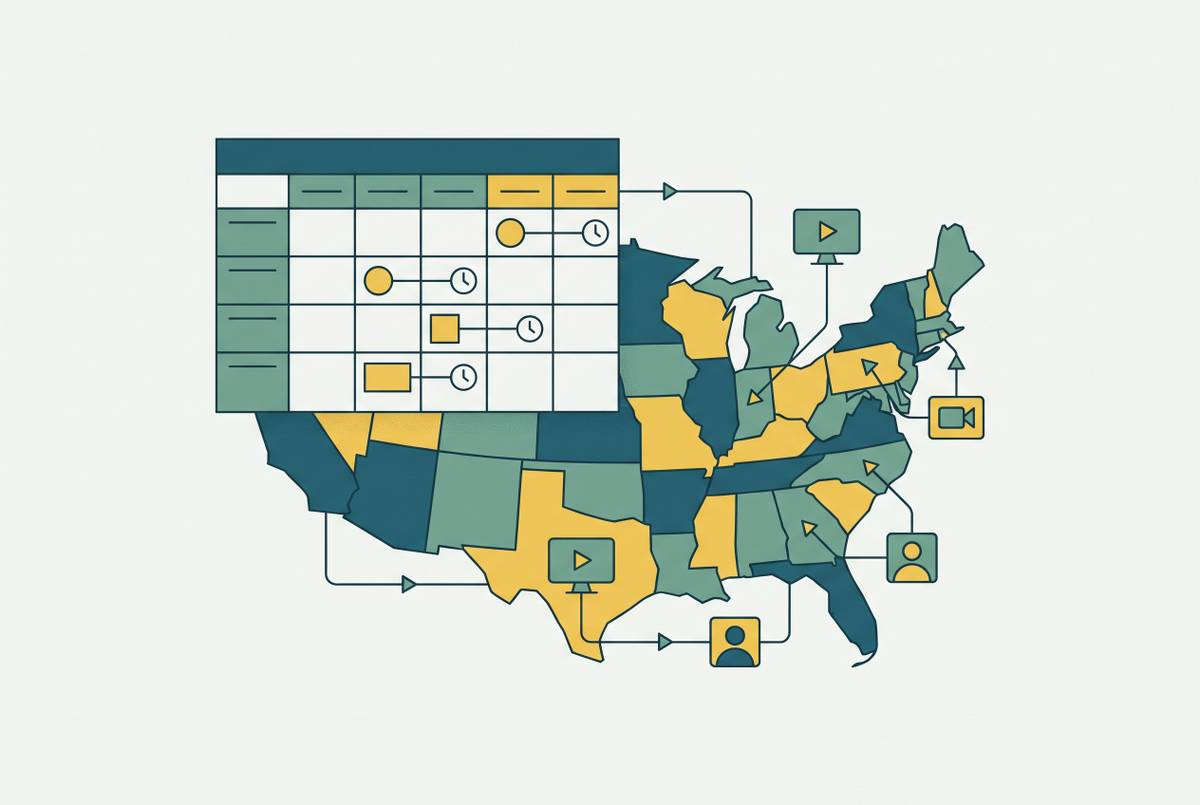 Cover illustration for “Scheduling Software for Multi-State Telehealth Practices”