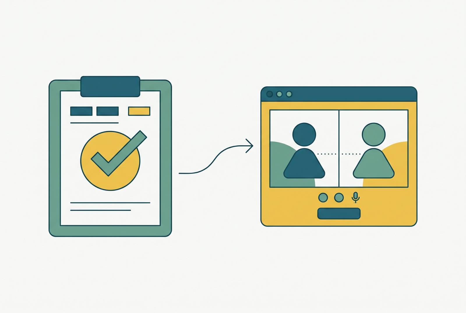 Cover illustration for “Designing a client intake flow for a virtual-first practice: forms, consent, and the first session”