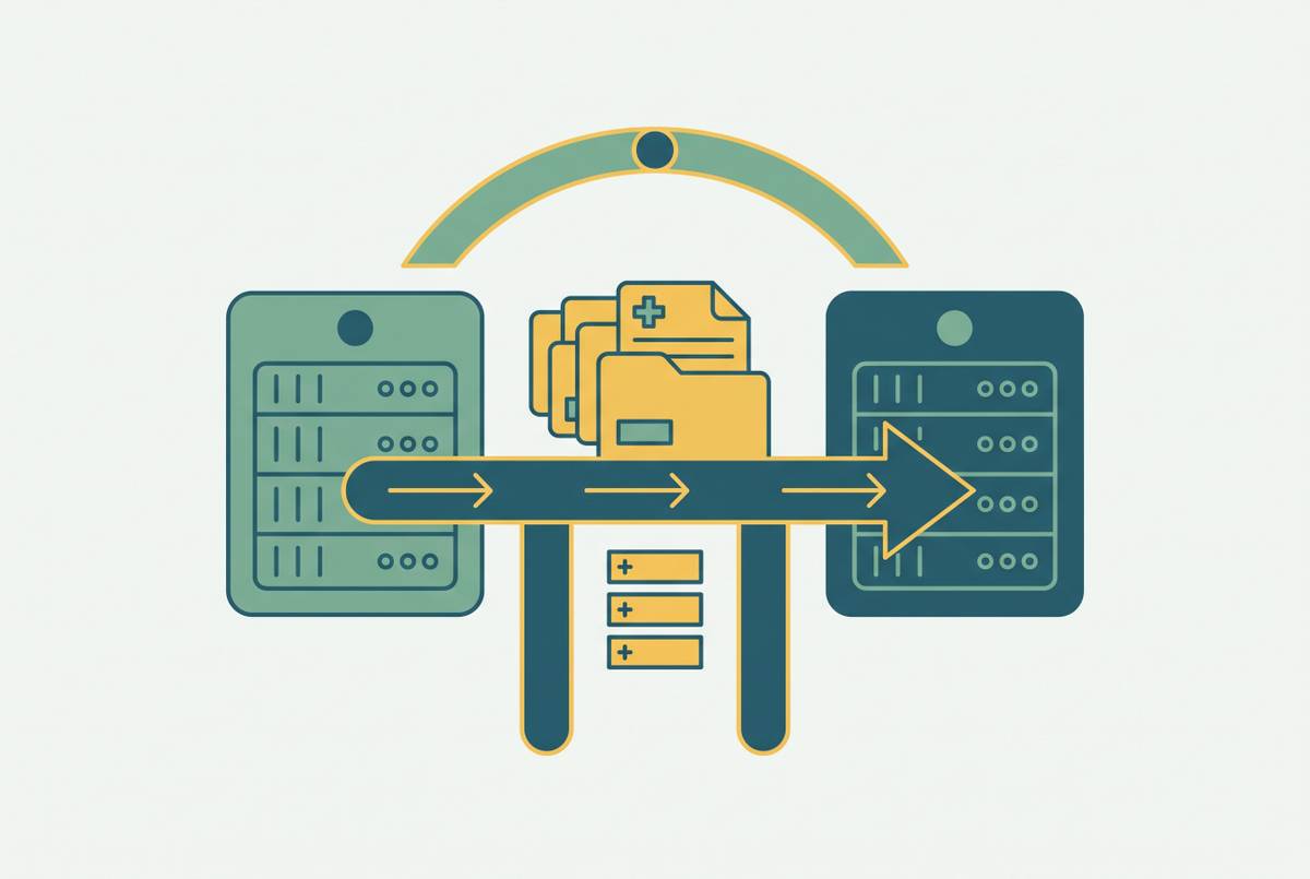 Cover illustration for “Switching EHRs Without Losing Historical Clinical Documentation”