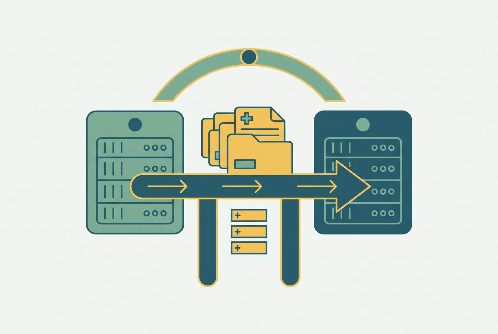 Cover illustration for “Switching EHRs Without Losing Historical Clinical Documentation”