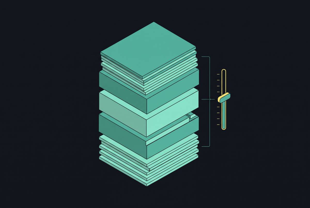 Cover illustration for “Chunk Size Optimization for Long-Context Enterprise Documents”