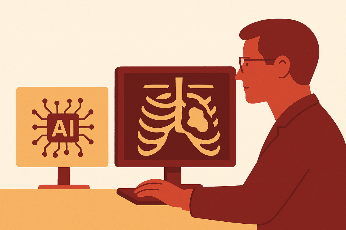 Cover illustration for “FDA Cleared AI Diagnostic Tools in Radiology”