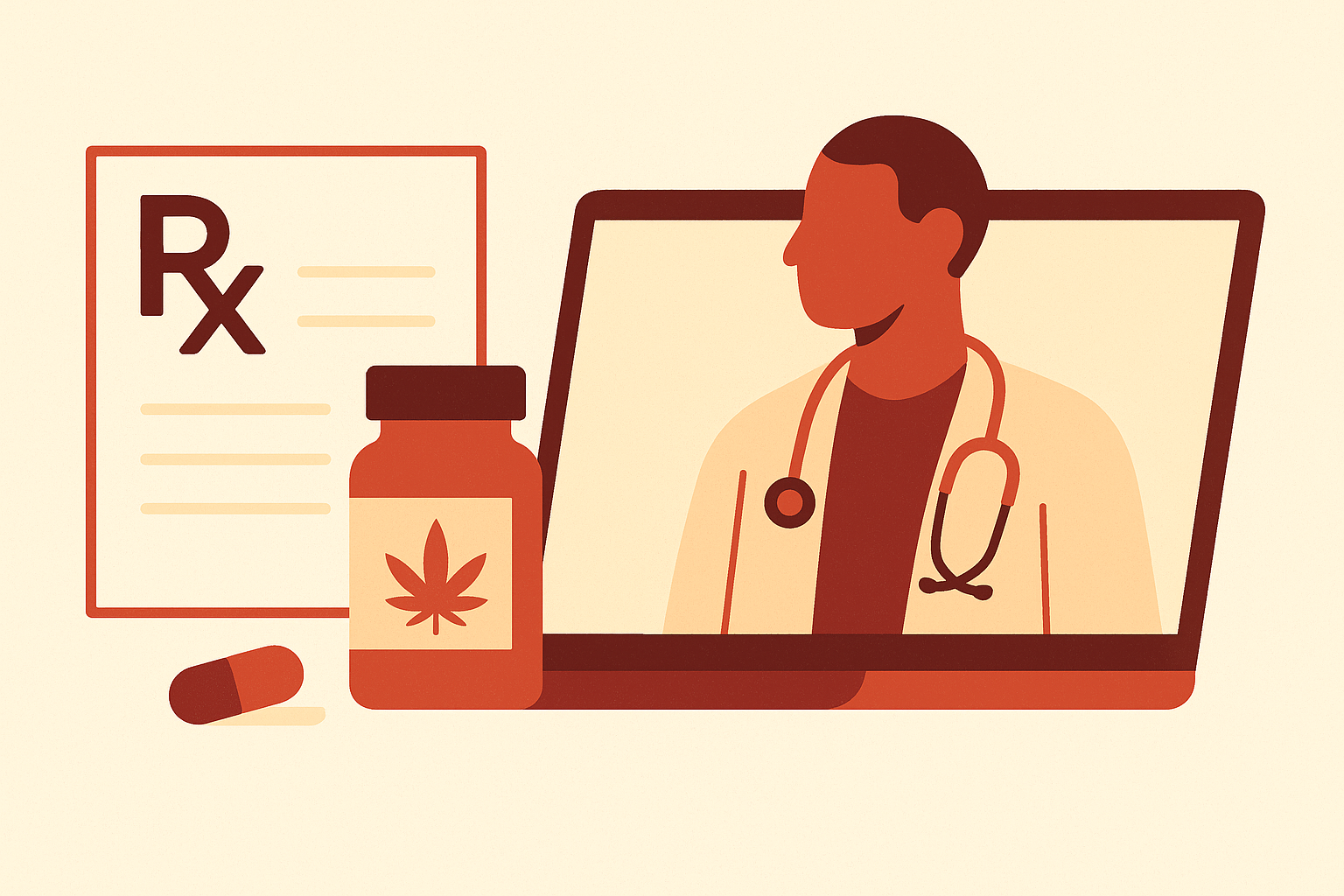 Cover illustration for “Telehealth Prescribing Rules for Controlled Substances”