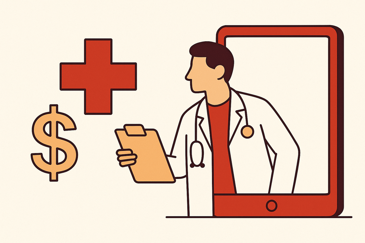Cover illustration for “Direct-to-Consumer Telehealth Business Models Compared”