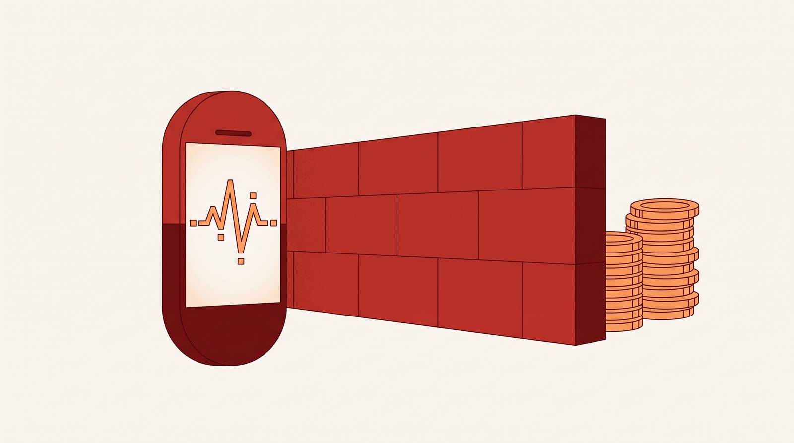 Cover illustration for “Prescription Digital Therapeutics Reimbursement Challenges”
