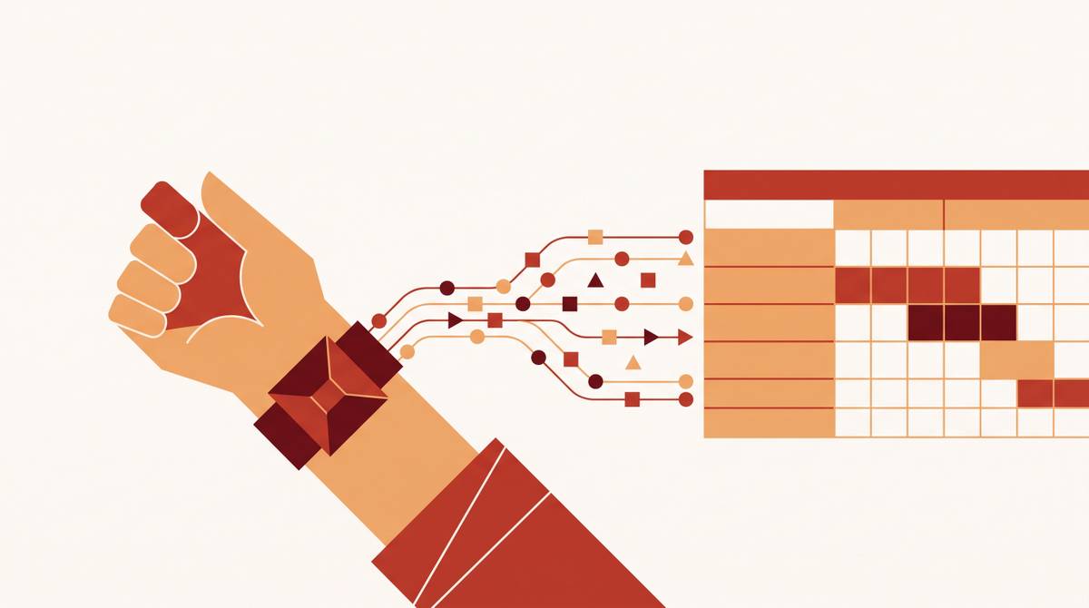 Cover illustration for “Wearable Health Sensors in Clinical Trial Data Collection”