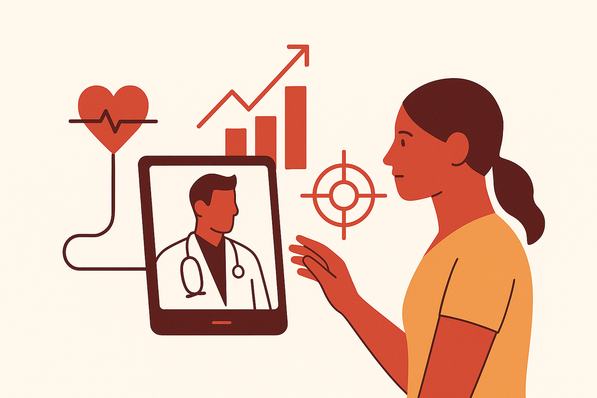 Cover illustration for “Telehealth Patient Acquisition and Retention Strategies”