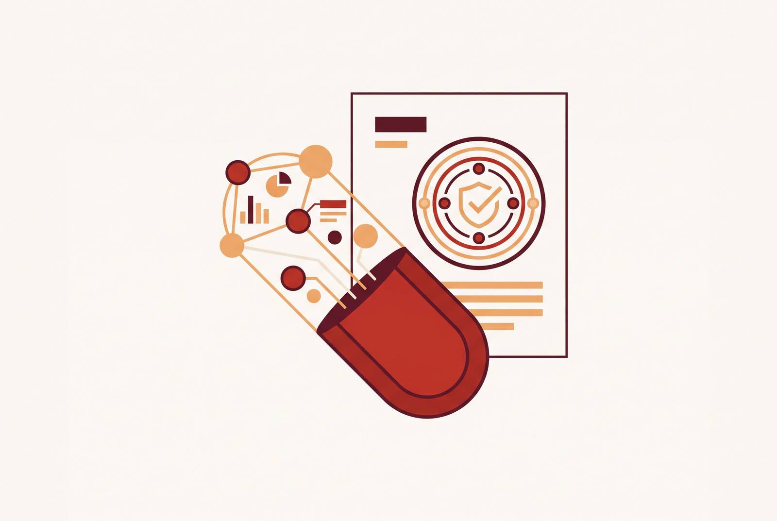 Cover illustration for “FDA Stance on AI Generated Evidence in Drug Applications”