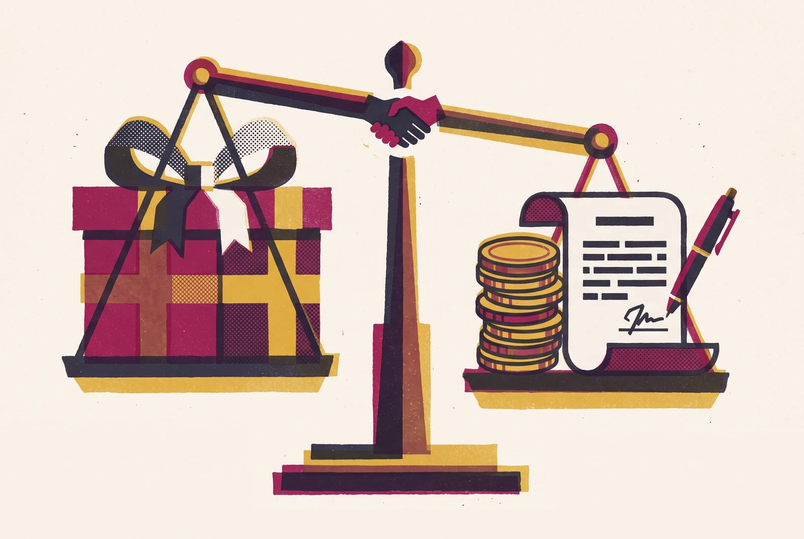 Cover illustration for “Influencer Contract Terms for Gifted Versus Paid Partnerships”
