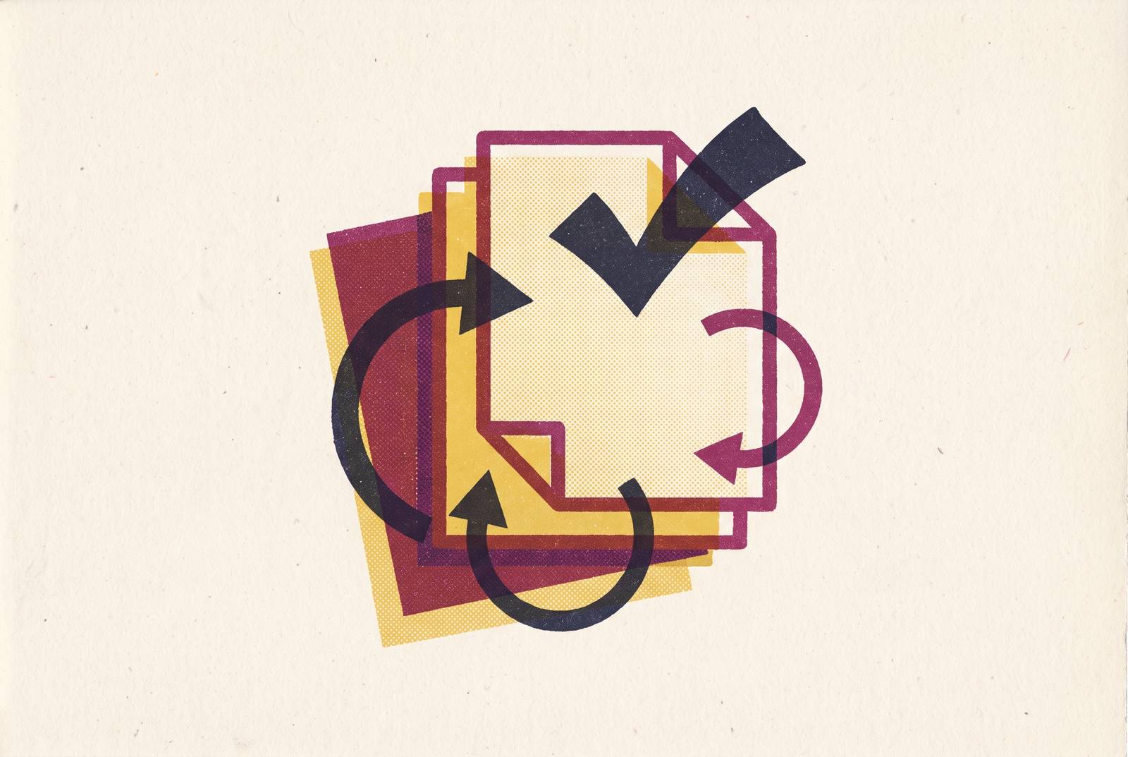 Cover illustration for “Revision and Approval Round Language in Creator Briefs”