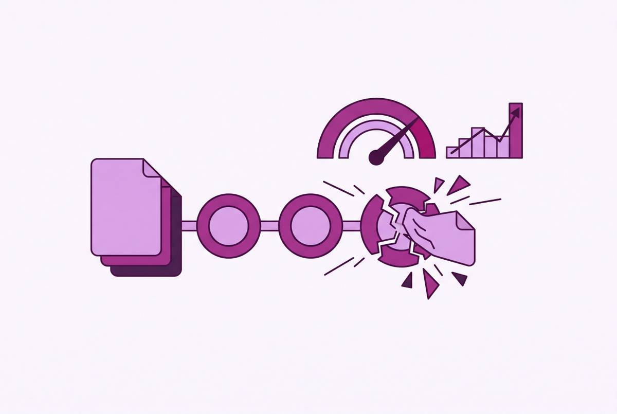 Cover illustration for “MLR Review Metrics That Signal Process Breakdown”