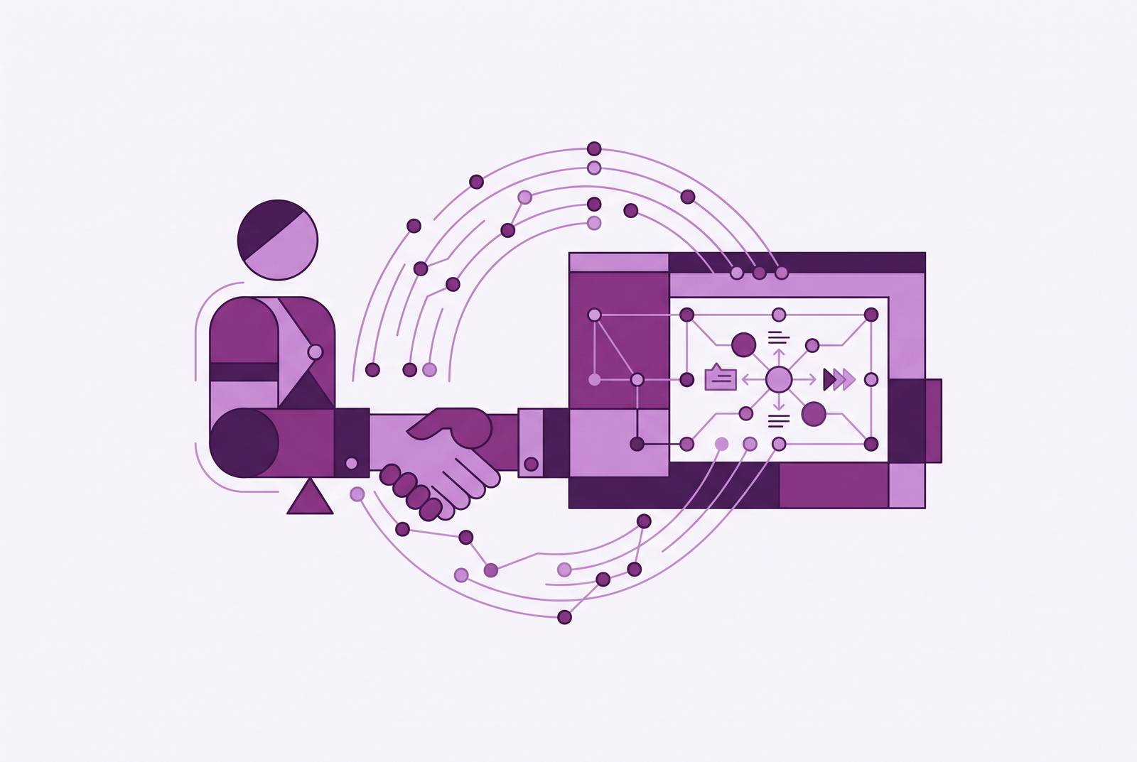 Cover illustration for “HCP engagement after the rep: what field teams and digital channels each still do better”