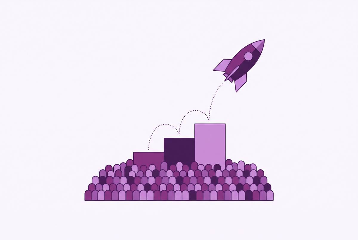 Cover illustration for “Launching into a crowded therapeutic category: sequencing market access, medical affairs, and commercial”