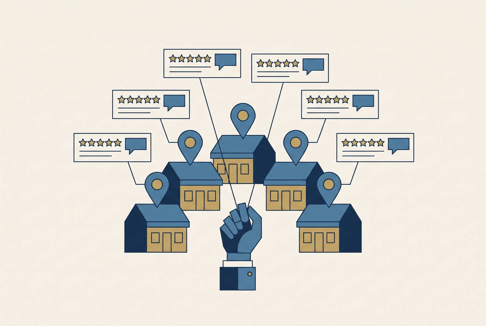 Cover illustration for “Responding to Reviews on Google Places for Multi-Location Businesses”