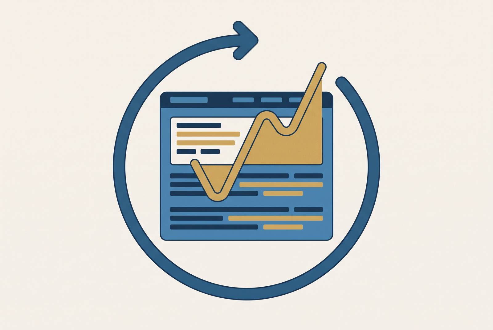 Cover illustration for “Content Refresh Strategy for Recovering Ranking Brand Pages”