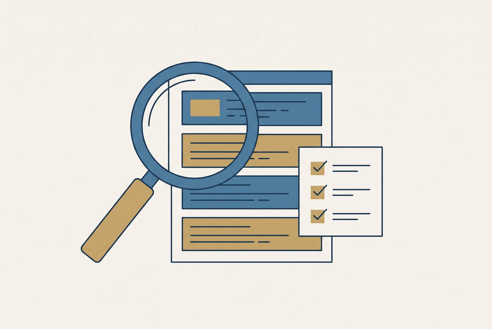 Cover illustration for “Brand SERP Audit for Marketing Leaders”