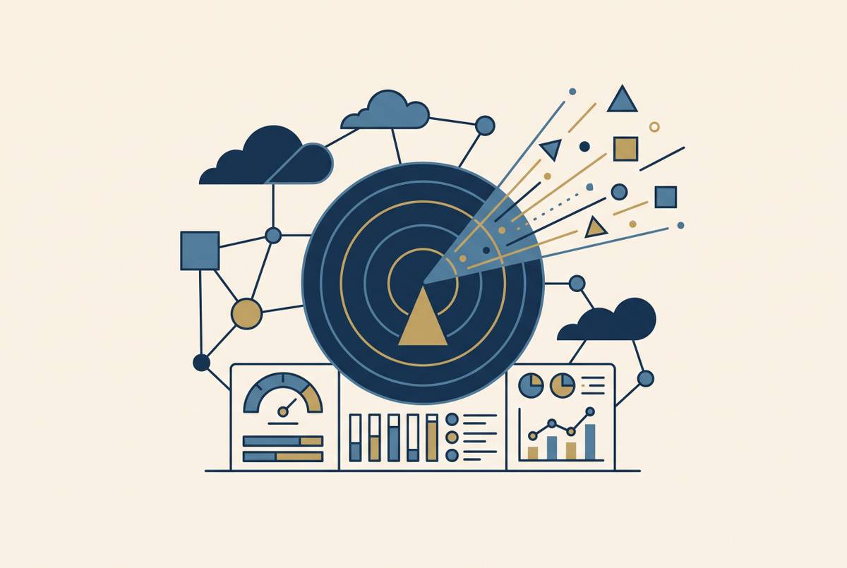 Cover illustration for “Media Monitoring Tools for Brand Mention Tracking”