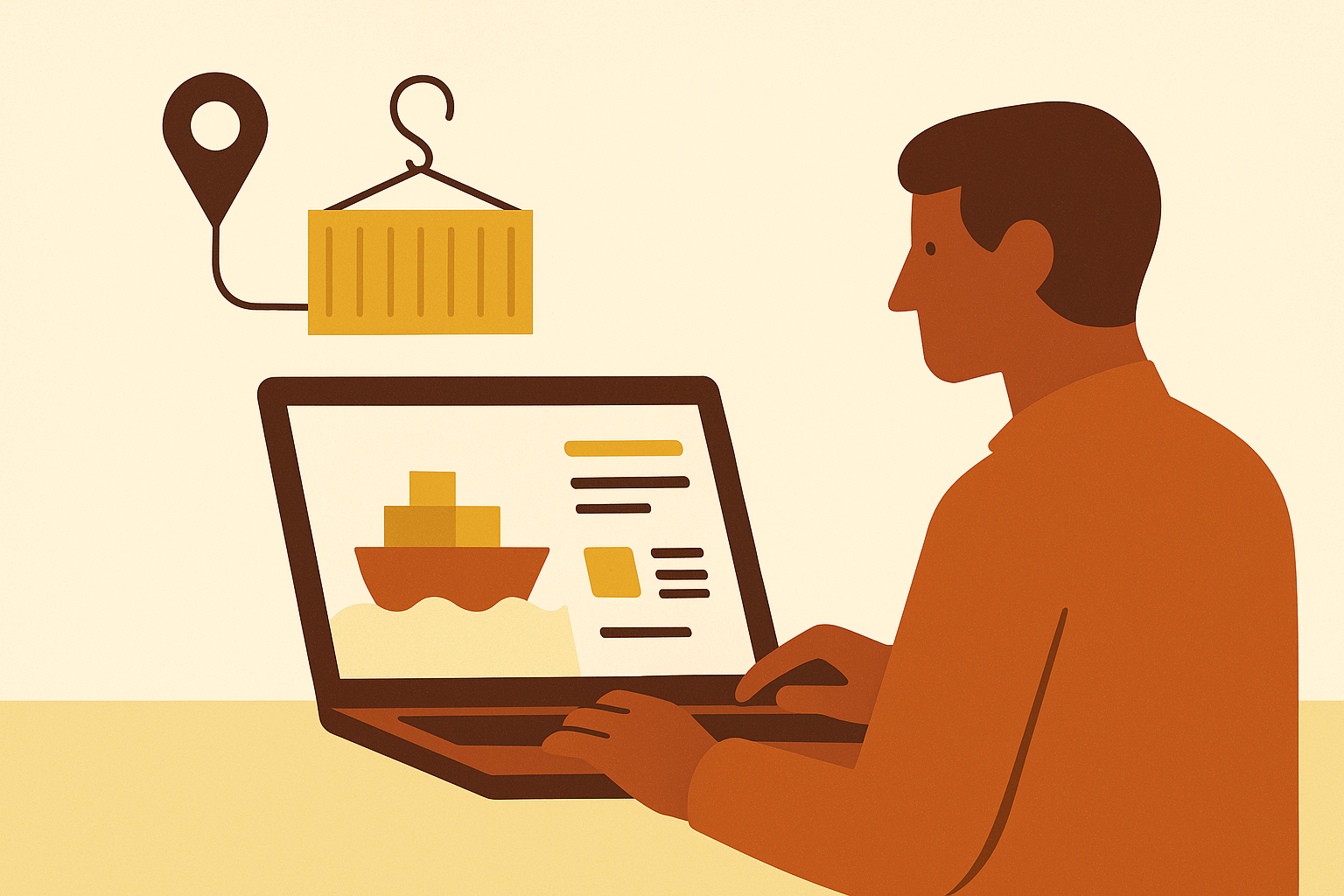 Cover illustration for “Instant Ocean Freight Quoting Platforms Explained”