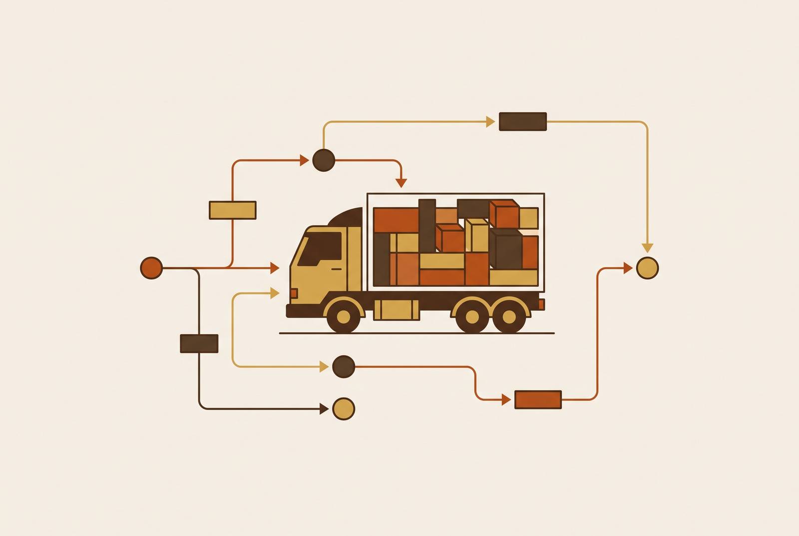 Cover illustration for “Vehicle Load Optimization and Route Planning Integration”