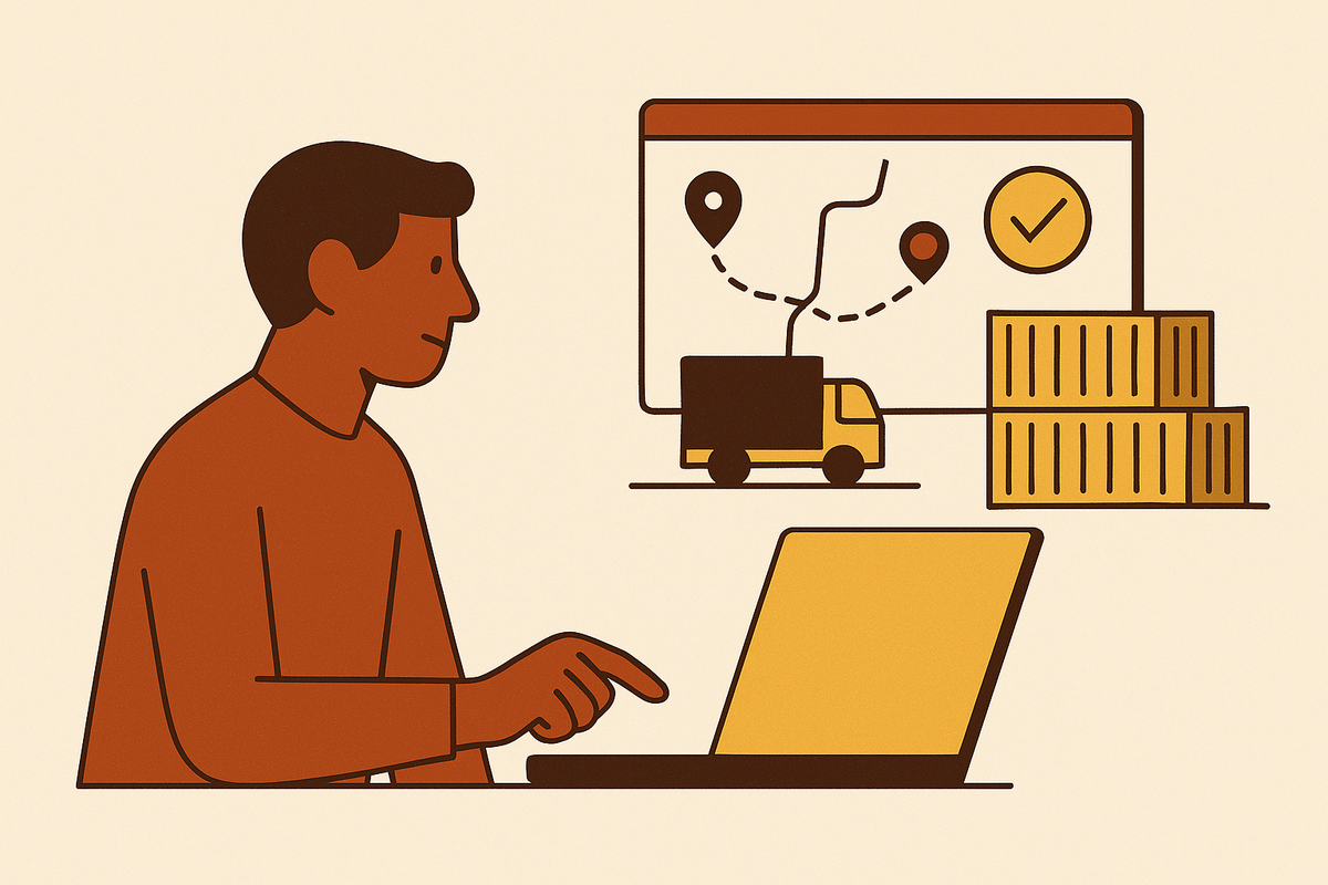 Cover illustration for “Digital Freight Forwarding for SME Importers”