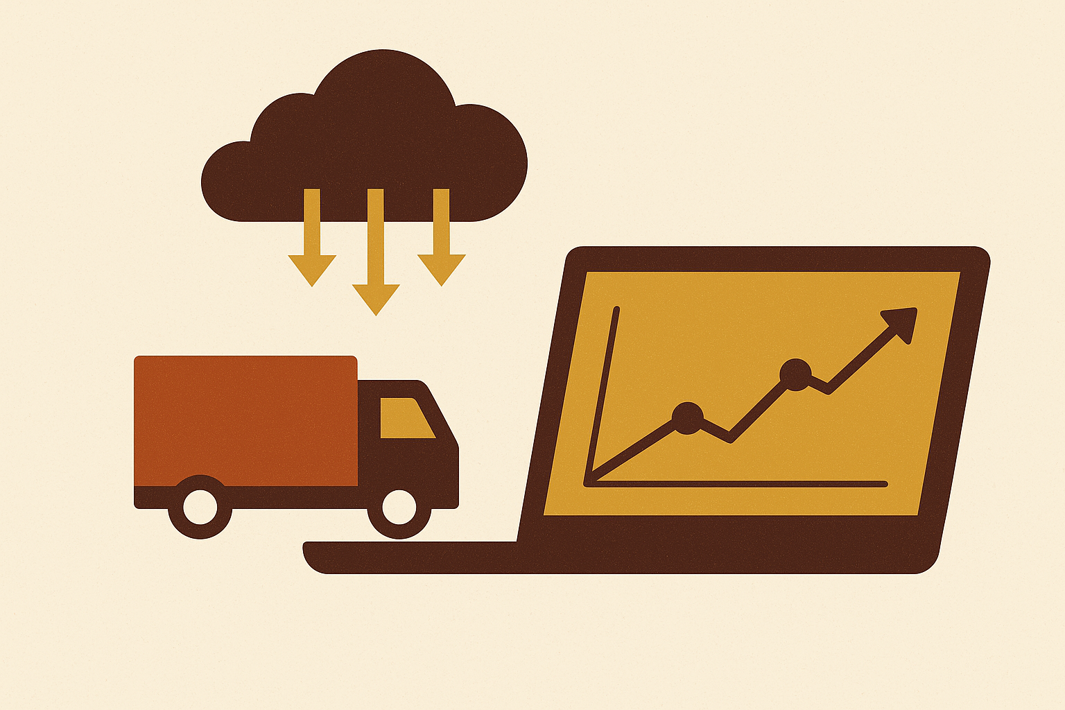 Cover illustration for “Carbon Emissions Tracking in Digital Freight Forwarding”