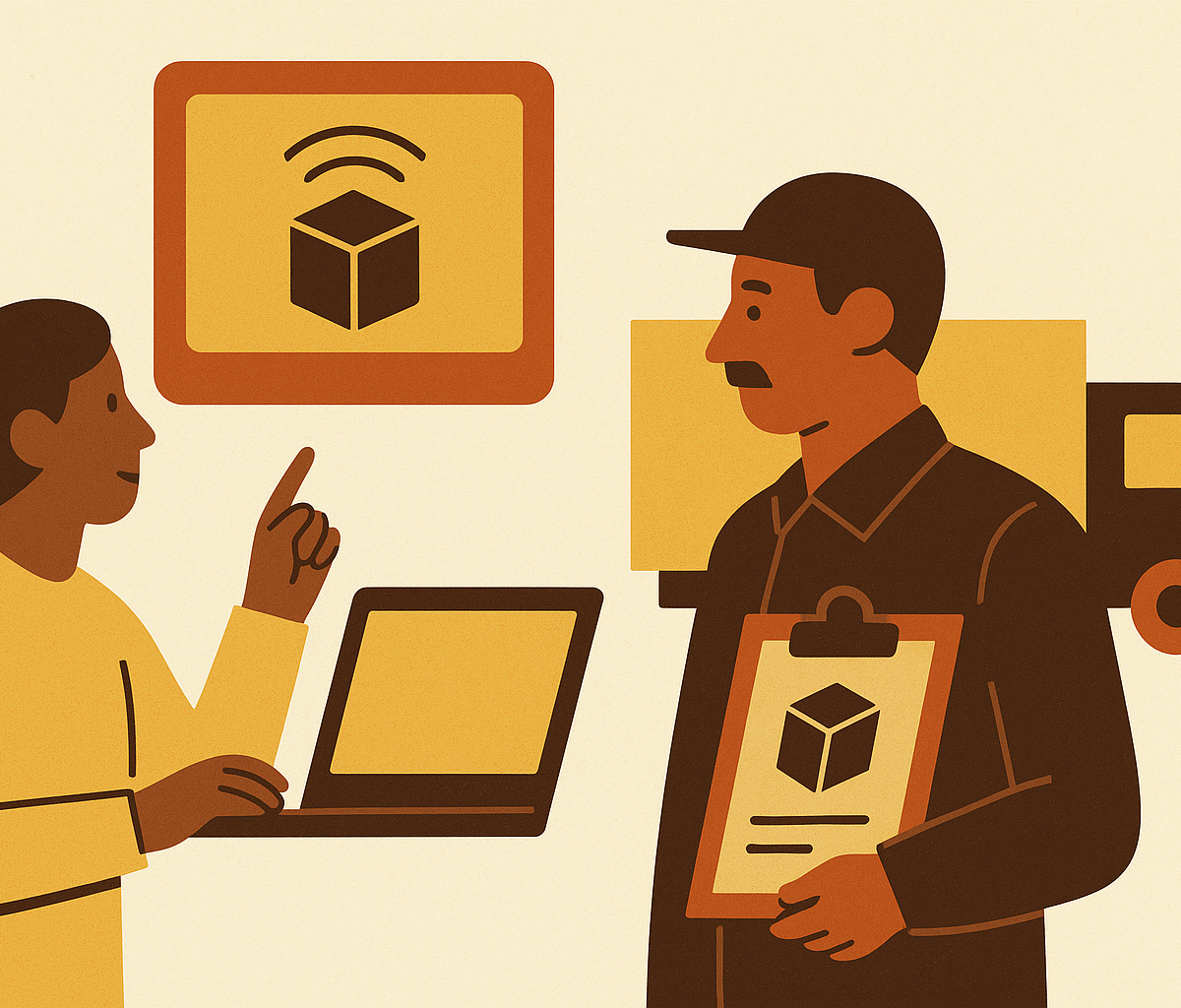 Cover illustration for “Digital Freight Forwarders vs Traditional Freight Forwarders”