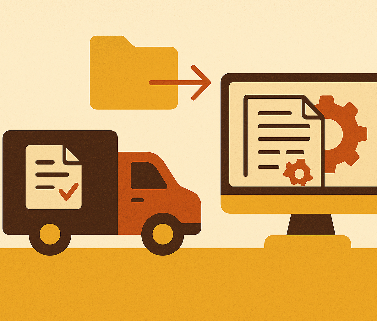 Cover illustration for “Customs Brokerage Automation in Digital Freight Forwarding”