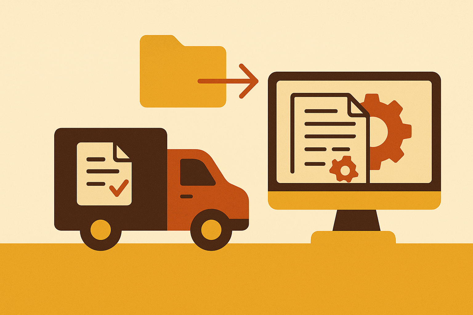 Cover illustration for “Customs Brokerage Automation in Digital Freight Forwarding”